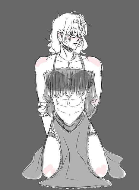 a drawing of Gnome's oc